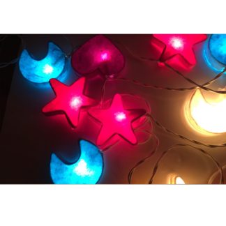 Mixed Colours Sky Paper String Lights