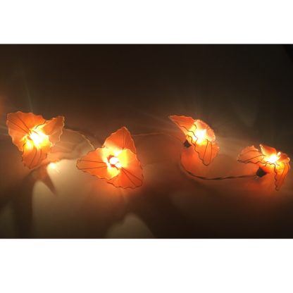 Orange Hibiscus String Lights